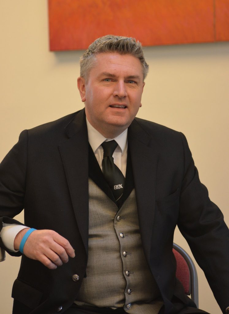Picture of Andrew Box from Eric f box funeral home in mourning suit