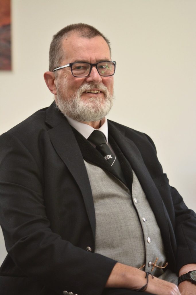 Picture of Andy from eric f box funeral home smiling